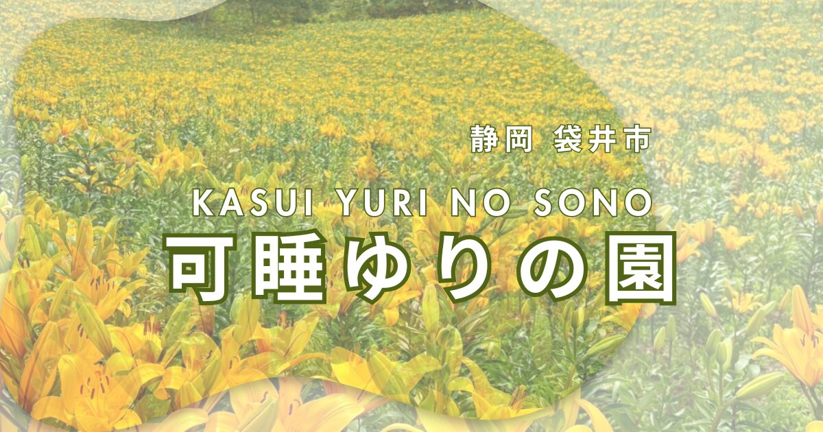 静岡県袋井市の可睡ゆりの園では、200万本ものゆりが咲きそろいます
