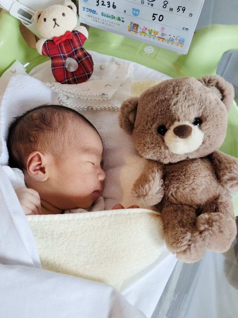 生まれた頃の赤ちゃん