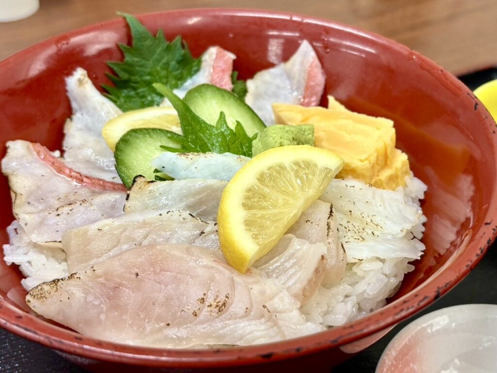 下田金目亭の炙り丼