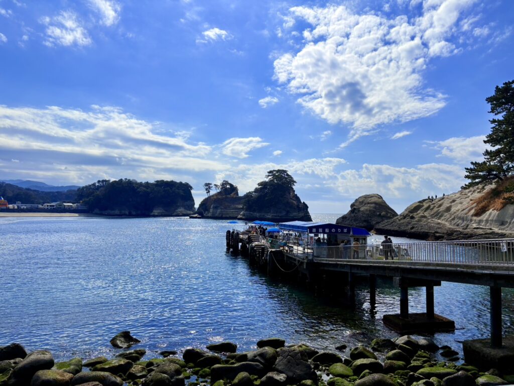 西伊豆・堂ヶ島の青の洞くつめぐり遊覧船乗り場