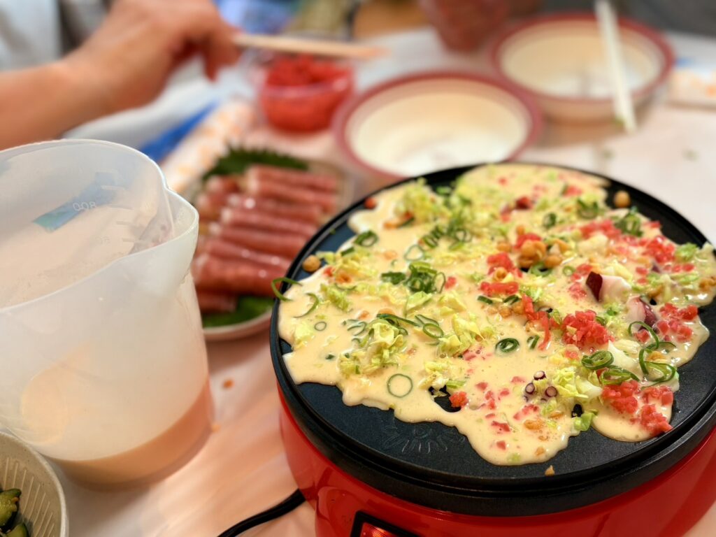 王道のタコやアレンジ具材で盛り上がるホームパーティー。