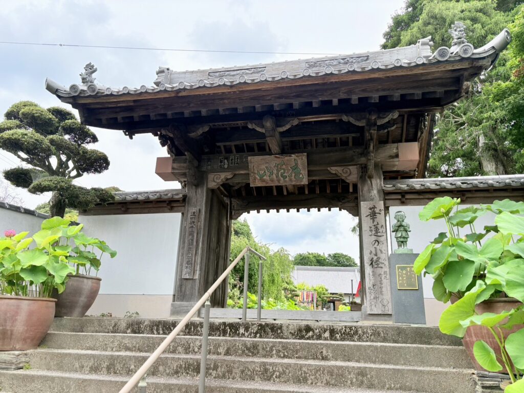 香勝寺ききょう園の山門