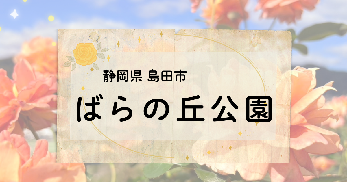 静岡県島田市のばらの丘公園で秋薔薇を楽しみました